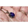 Image 3 : Amethyst pendant necklace, with sterling silver chain - 17 1/2"