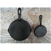 Image 2 : Pair of cast iron frying pans