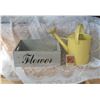 Image 2 : Flower Box  Watering Can  Vintage Flower Seeds