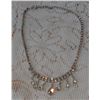 Image 1 : Tear Drop Rhinestone Necklace