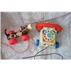 Image 2 : Pair vintage Fisher Price Pull Toys