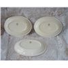 Image 2 : 3 Gold Trim Cornish Rose Serving Platters