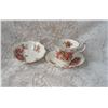 Image 1 : Royal Albert Centennial Rose Teacup and small serving bowl
