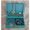 Image 1 : Vintage Jewelry Box and Costume Jewelry