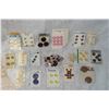 Image 1 : Glitters ceramic underwear and carded buttons