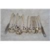 Image 1 : Silver plated flatware 1940's