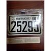 Image 2 : 1975 New Brunswick Snowmobile License Sticker (Rare)