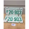 Image 1 : Pair of 1964 Sask licence plates