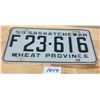 Image 1 : 1959 Sask licence plate (lots 1452-1455 all have the same number)
