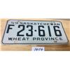 Image 2 : 1959 Sask licence plate (lots 1452-1455 all have the same number)