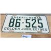 Image 1 : 1955 Sask licence plate (lots 1456-1463 all have the same number)