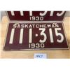 Image 3 : Pair of 1930 Sask licence plates -  condition like - "never used"