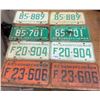 Image 1 : 4 pair  1960's Sask licence plates - 1963, 1964, 1965, 1966
