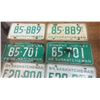Image 2 : 4 pair  1960's Sask licence plates - 1963, 1964, 1965, 1966