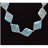 Image 2 : Handcrafted Stabilized Turquoise Necklace