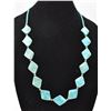 Image 3 : Handcrafted Stabilized Turquoise Necklace