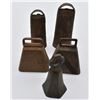 Image 1 : 5 Antique Metal Bells