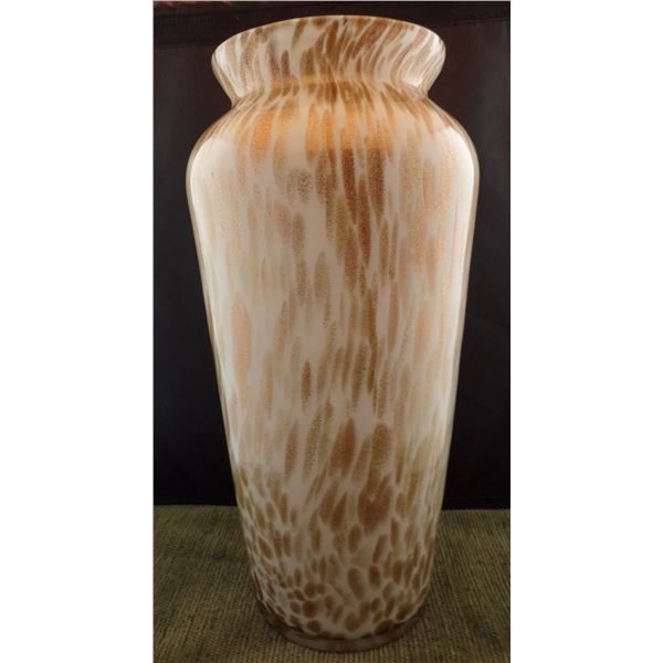 Vintage Murano Style Cased Glass Vase