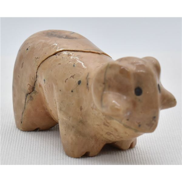Vintage Zuni Dolomite Ram Fetish by Davis