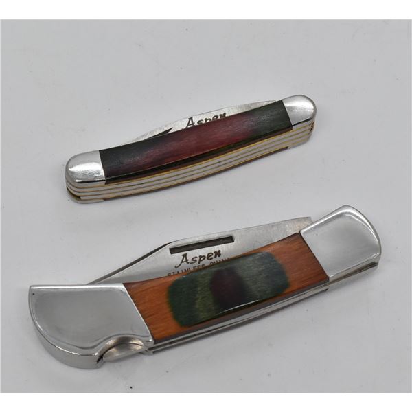 2 Aspen Pocket Knives