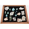 Image 2 : 8 Pieces of Turquoise and Prehistoric Pot Sherds