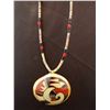 Image 2 : Santo Domingo Painted Shell Pendant Necklace