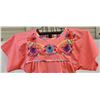 Image 4 : Beautiful Mexican Embroidered Fiesta Dress,Size L