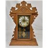 Image 1 : Antique Sessions Victorian Oak Gingerbread Clock