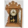Image 3 : Antique Sessions Victorian Oak Gingerbread Clock