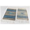 Image 2 : 2 Mexican Fringed Wool Table Scarves