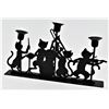 Image 1 : Metal Art Cat Band Candleholder