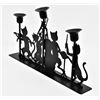 Image 3 : Metal Art Cat Band Candleholder