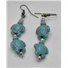 Image 3 : Turquoise Turtle Earrings