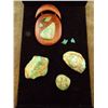Image 1 : Artisan Crafted Pin and Turquoise Specimens