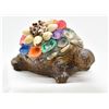 Image 1 : Concrete Turtle with Seashells on its Back