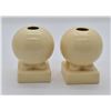 Image 1 : Fiesta Old Ivory Bulb Type Candleholders