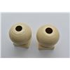 Image 4 : Fiesta Old Ivory Bulb Type Candleholders