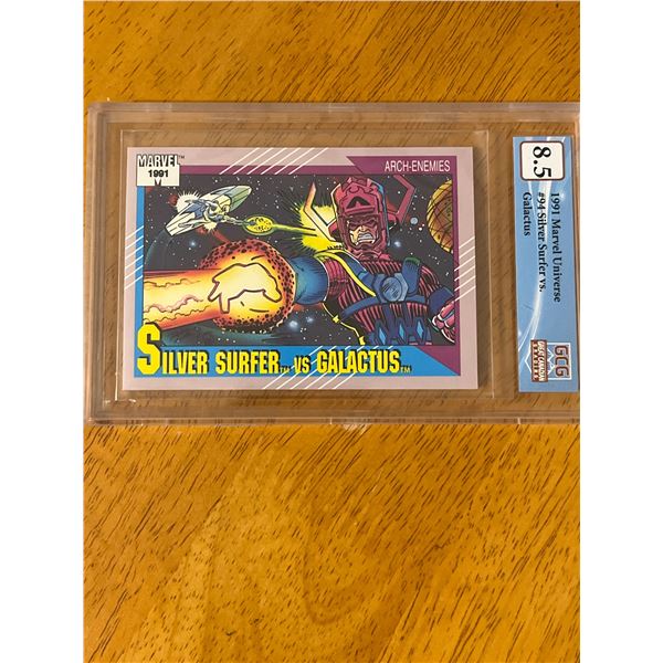Silver Surfer vs. Galactus #94 1991 Marvel Universe GCG 8.5