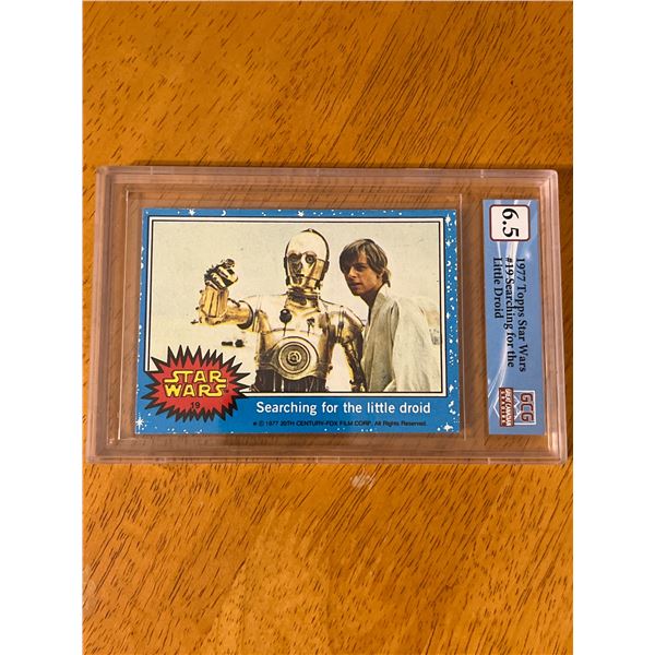 Star Wars #19 1977 Topps Star Wars Searching for little Droid