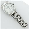 Image 6 : Rolex Mens Stainless Mother Of Pearl Diamond 36MM Datejust Wristwatch