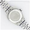Image 4 : Rolex Ladies Stainless Steel Pink Diamond 18K Gold Bezel Datejust Wristwatch