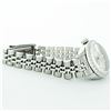 Image 8 : Rolex Ladies Stainless Steel Pink Diamond 18K Gold Bezel Datejust Wristwatch