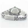 Image 9 : Rolex Ladies Stainless Steel Pink Diamond 18K Gold Bezel Datejust Wristwatch