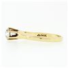 Image 6 : Antique Victorian 14k Gold 0.50 ctw Old Mine Cut Diamond Six-Prong Solitaire Rin
