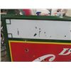 Image 2 : Coca-Cola Porcelain Sign with Convenience Panel Made in Canada GSW 1938 47" x 95"