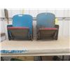 Image 3 : Pair of Vintage Winnipeg Arena - WPG Jets Seats