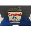 Image 3 : Capitol Motor Oil Tin 2 US Gal - Nice Graphics