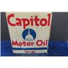 Image 7 : Capitol Motor Oil Tin 2 US Gal - Nice Graphics