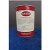 Image 4 : Amalie Motor Oil Cardboard Container with Metal Top + Bottom - Full of Product 1 Quart