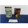 Image 1 : Quaker State 1 Quart Tin, Esso Uniflow 1 Litre Oil Tin